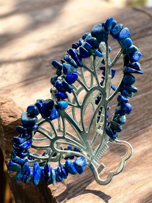 Lapis Lazuil Crystal Hair Clip